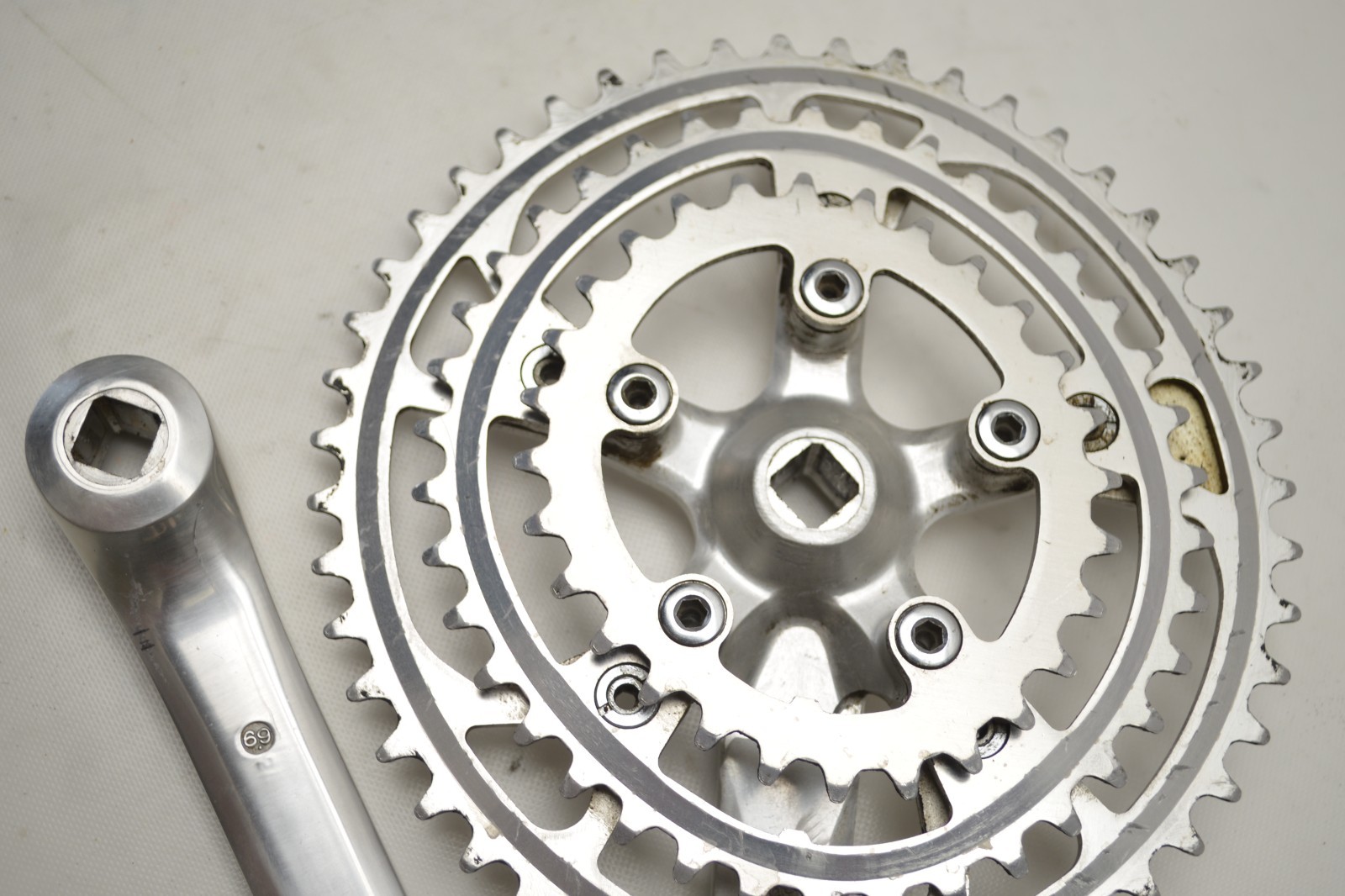 SHIMANO DEORE XT BICYCLE 175 MM BIOPACE-48/38/28 TOOTH JIS CRANKSET FC-M730