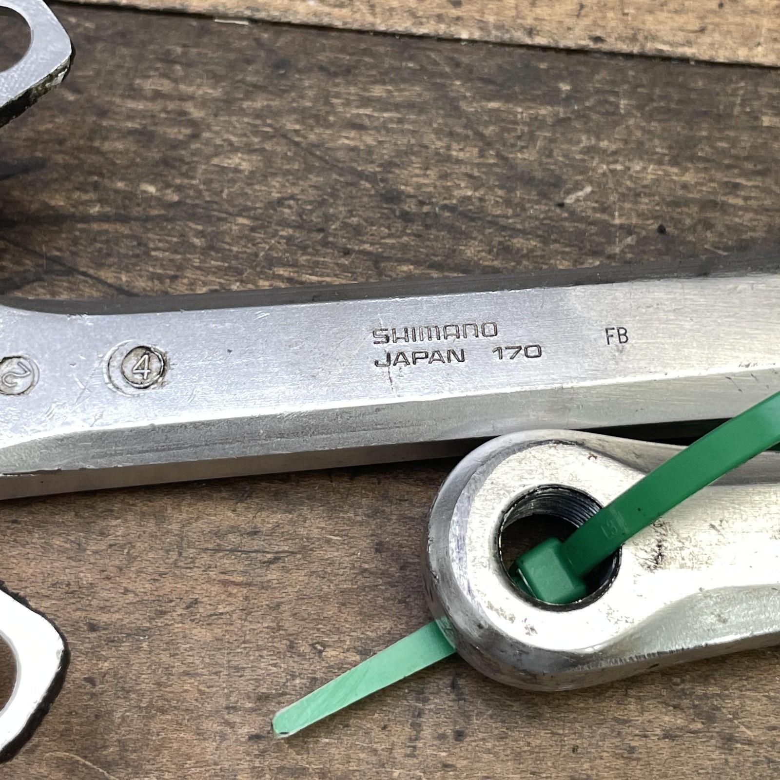 Vintage Shimano 600 Arabesque Crank Set 170mm 130 BCD Old School BMX Cranks