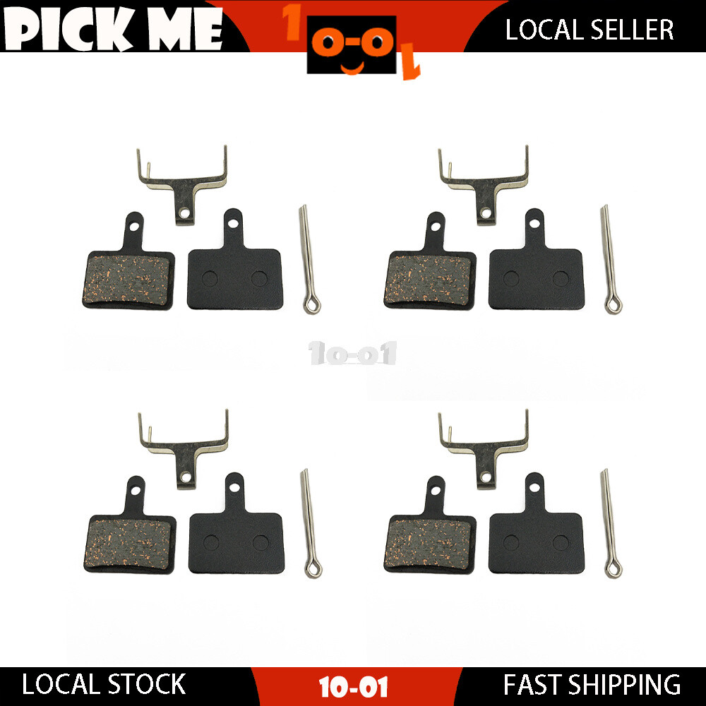 4 Pairs Organic Bicycle bike Disc Brake Pads For TEKTRO HD-E350 E-Bike