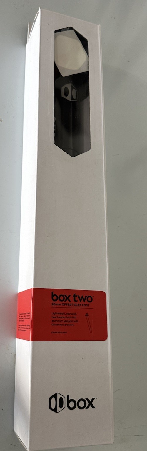 BOX TWO ALLOY Seatpost MICRO-ADJUST 31.6mm 400mm Long 20mm Offset 2-bolt[caw]