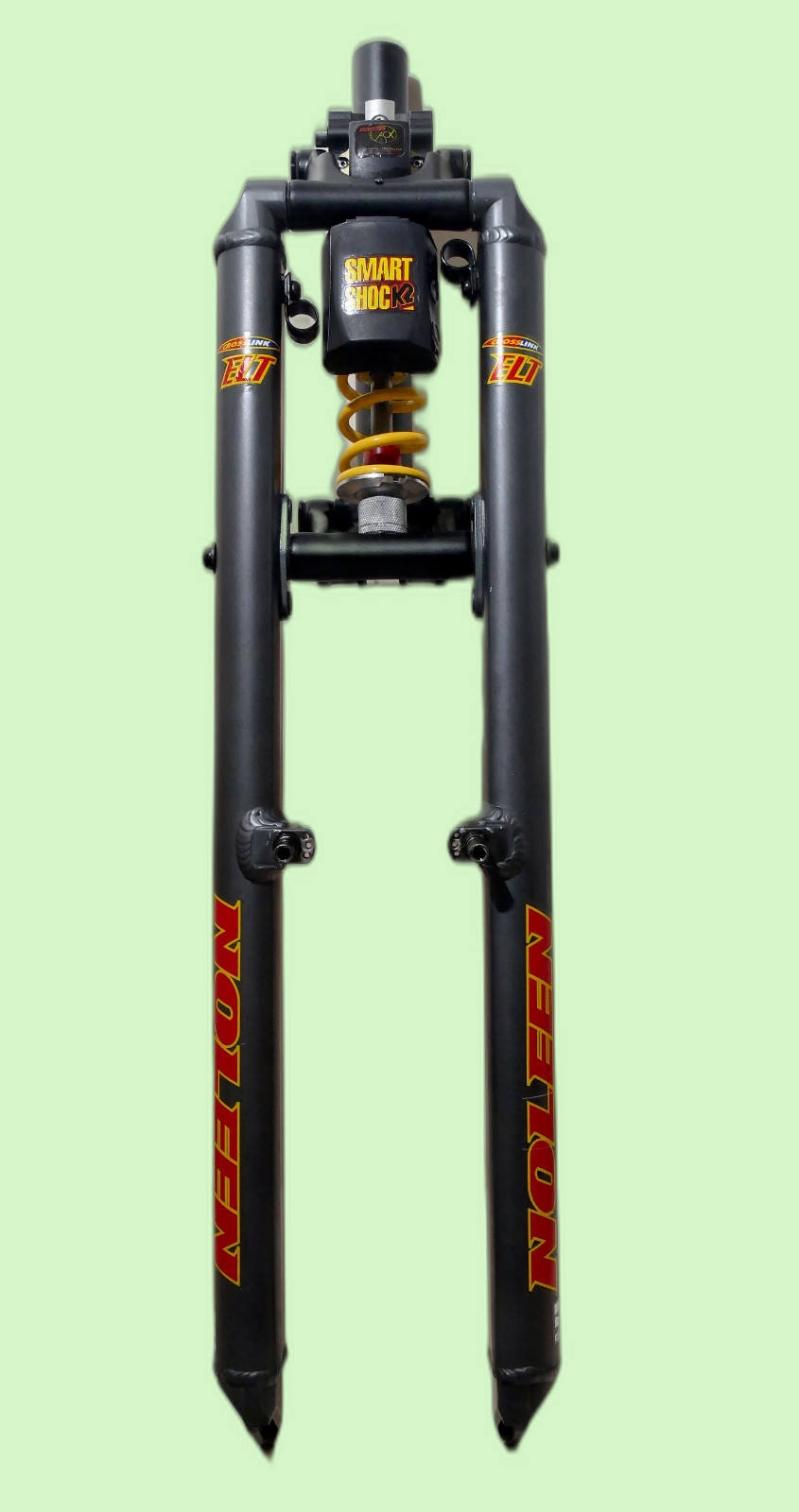 Noleen Crosslink Suspension Forks w/Smart Shock Easton 1 1/8″ Steerer 26″ Wheel