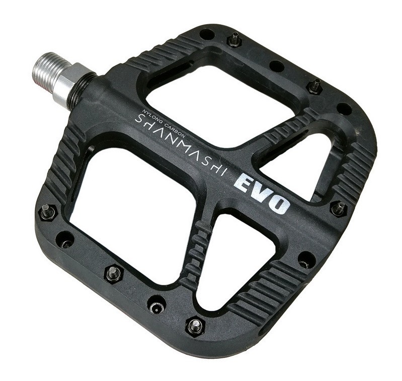 Mountain Bike Pedal Nylon Non-Slip 9/16 Bicycle Platform Flat Road MTB Pedals