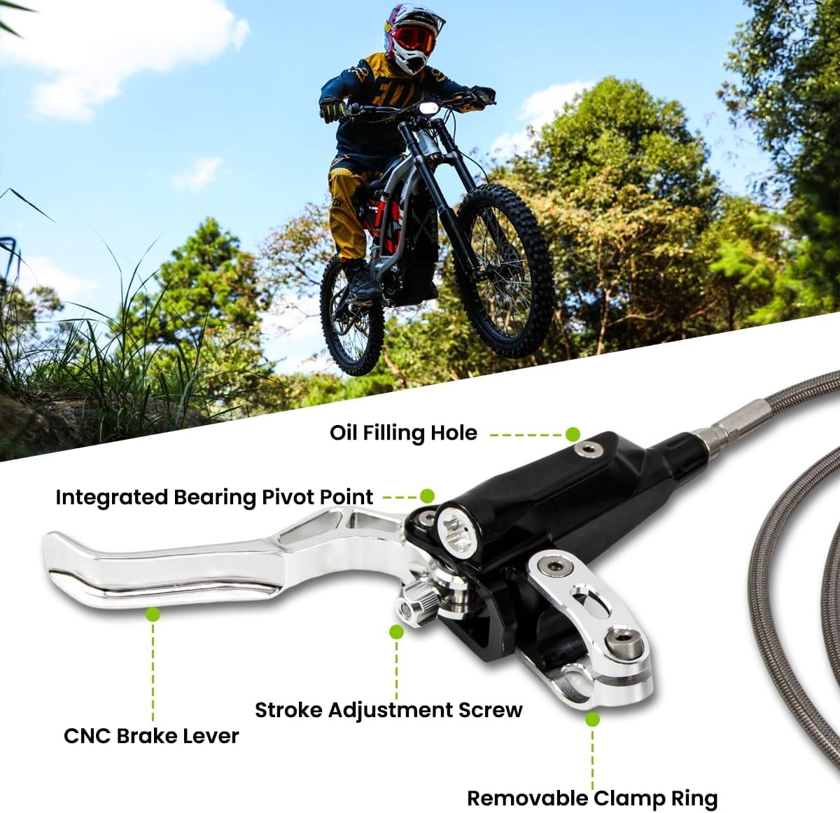 Front & Rear Dual Brake Kit for Surron Light Bee Talaria Sting Segway X160 X260