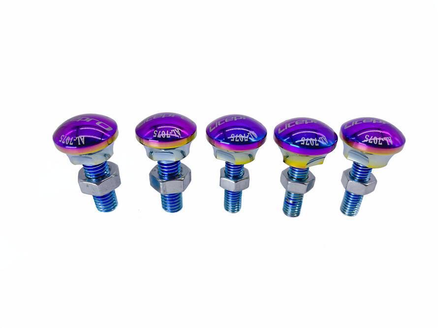 Litepro alloy front / rear wheel / cable secure locking bolts for Birdy 2 3 P40