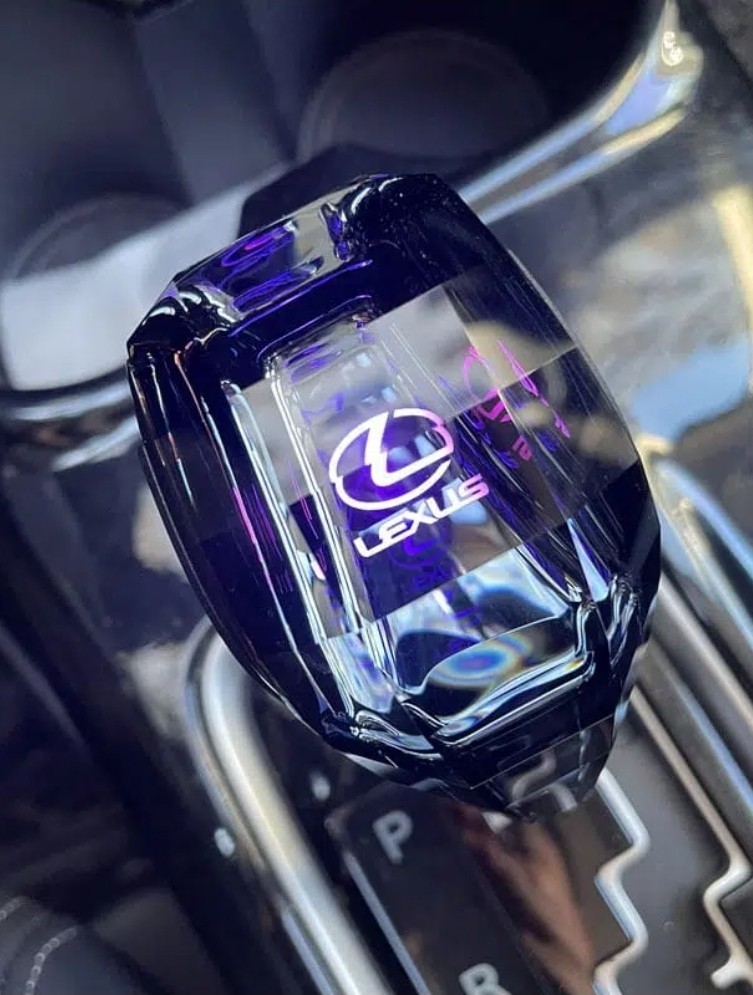 LEXUS Touch Activated Illuminated LED Crystal Gear Shift Knob