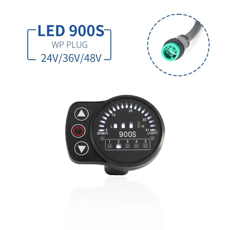 Electric Bicycle Display 24V 36V 48V 72V SM/Waterproof for Ebike Conversion Kit