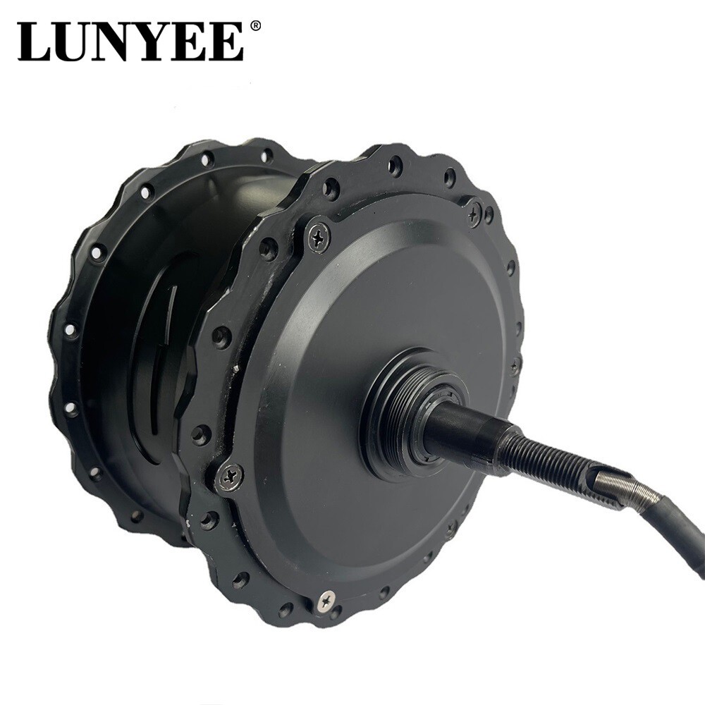 LUNYEE 2000W E-bike Motor Brushless Geared Bicycle Bike Motor Replacement