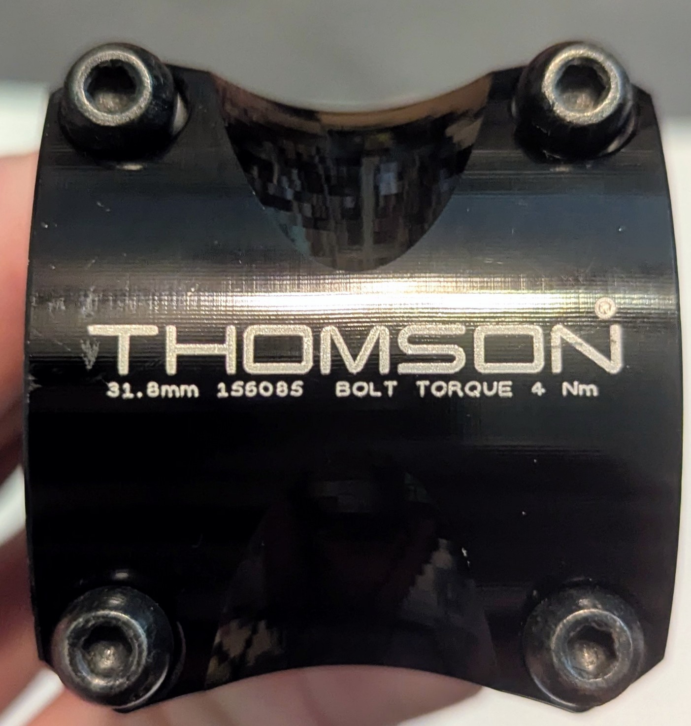 Thomson Elite X4 Threadless Stem 1.5in Steerer 31.8mm Clamp 95mm Black