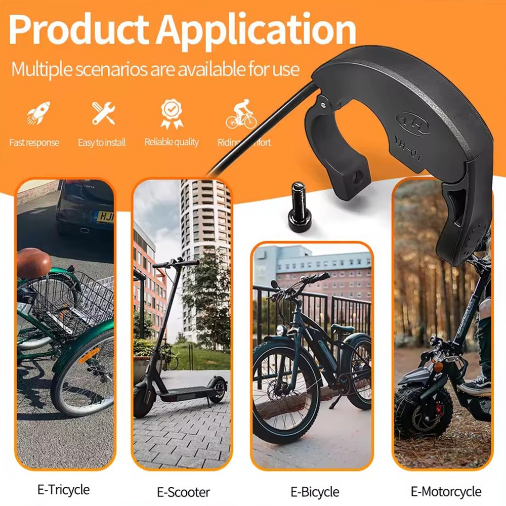 E-bike Thumb Throttle Hand Finger YH-001 Throttle 12V-72V 3-Pin SM/WP Plug HAU