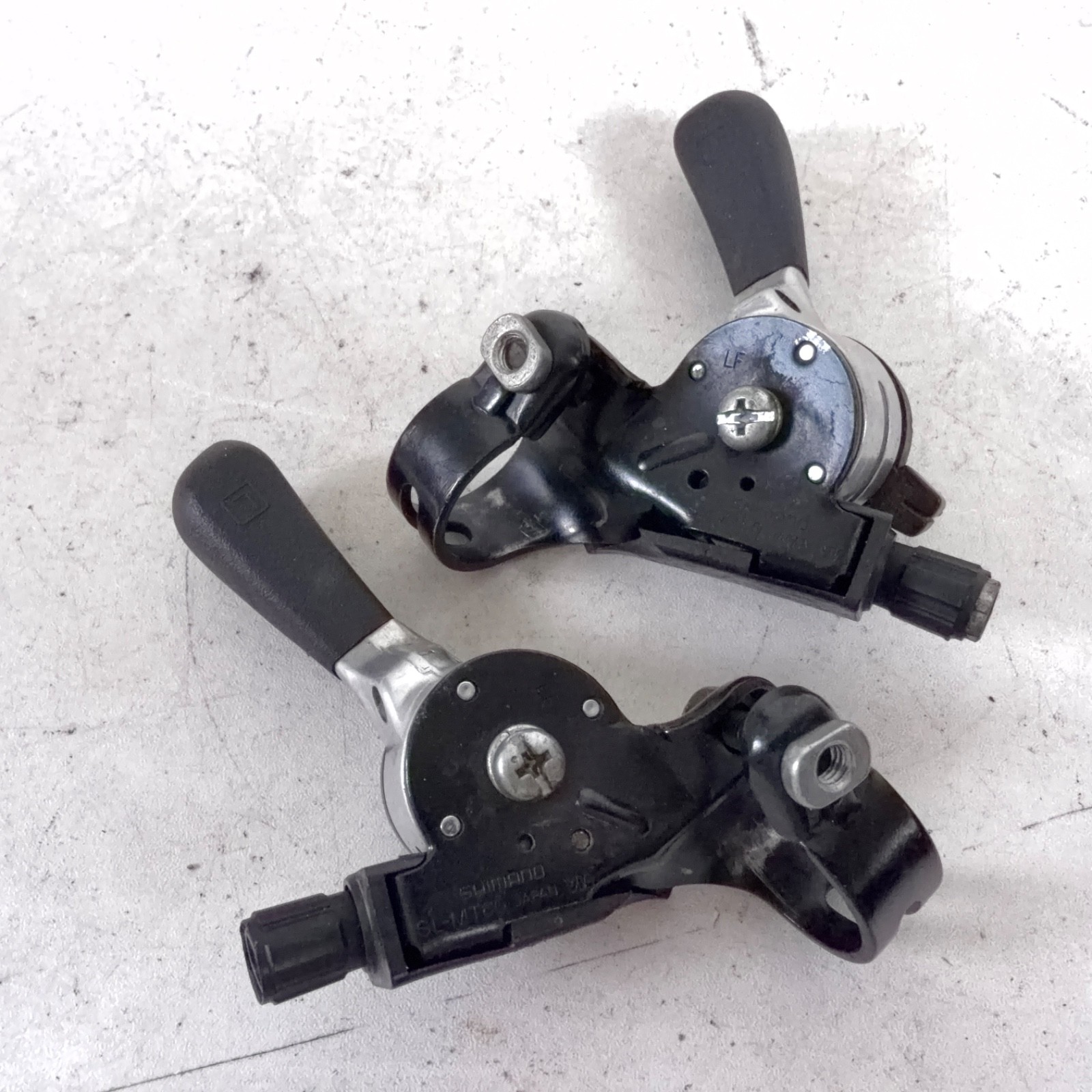 Vintage Shimano Deore SL-MT60 Thumb Shifter Set 6s SIS MTB Mountain Bike INdex