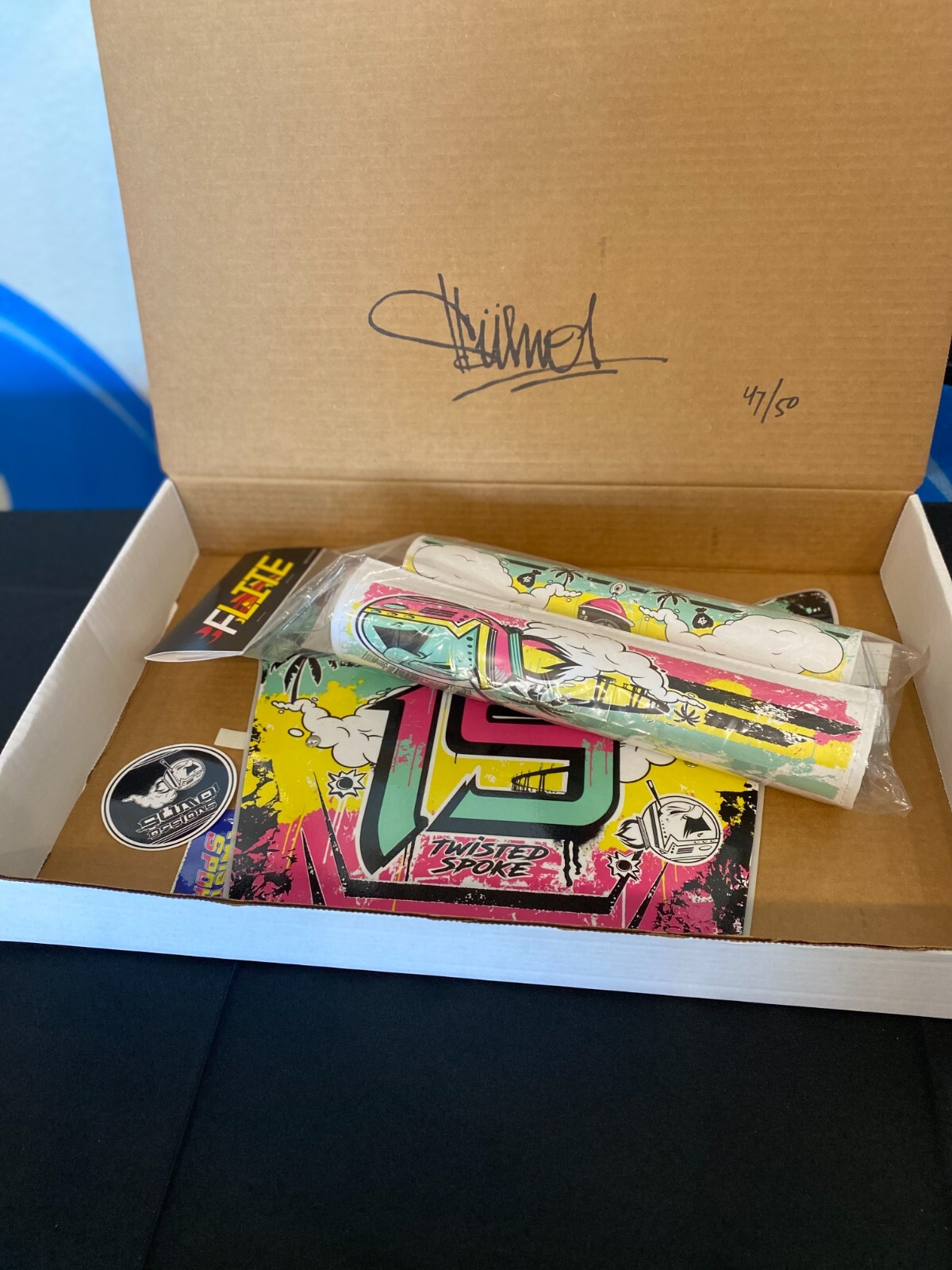 Flite – Sumo1 X Twisted Spoke Limited Release BMX Padset Number Plate