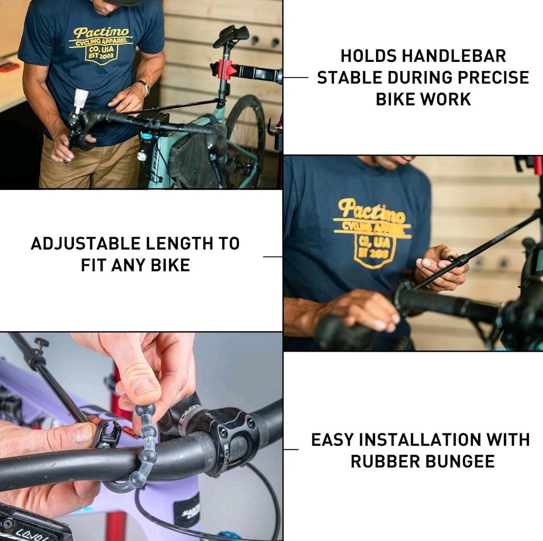 | Flop Stop Handlebar Holder | Keeps Handlebar in Place for Bike Repair | Adjust