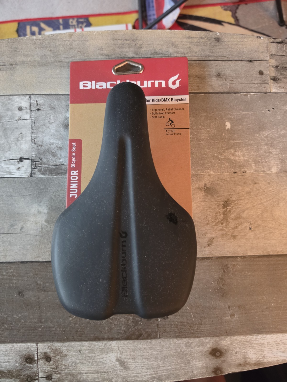 Blackburn BMX Bicycle Seat – Junior Kids Youth Black – 1 Bicycle Seat, 1 Seat…