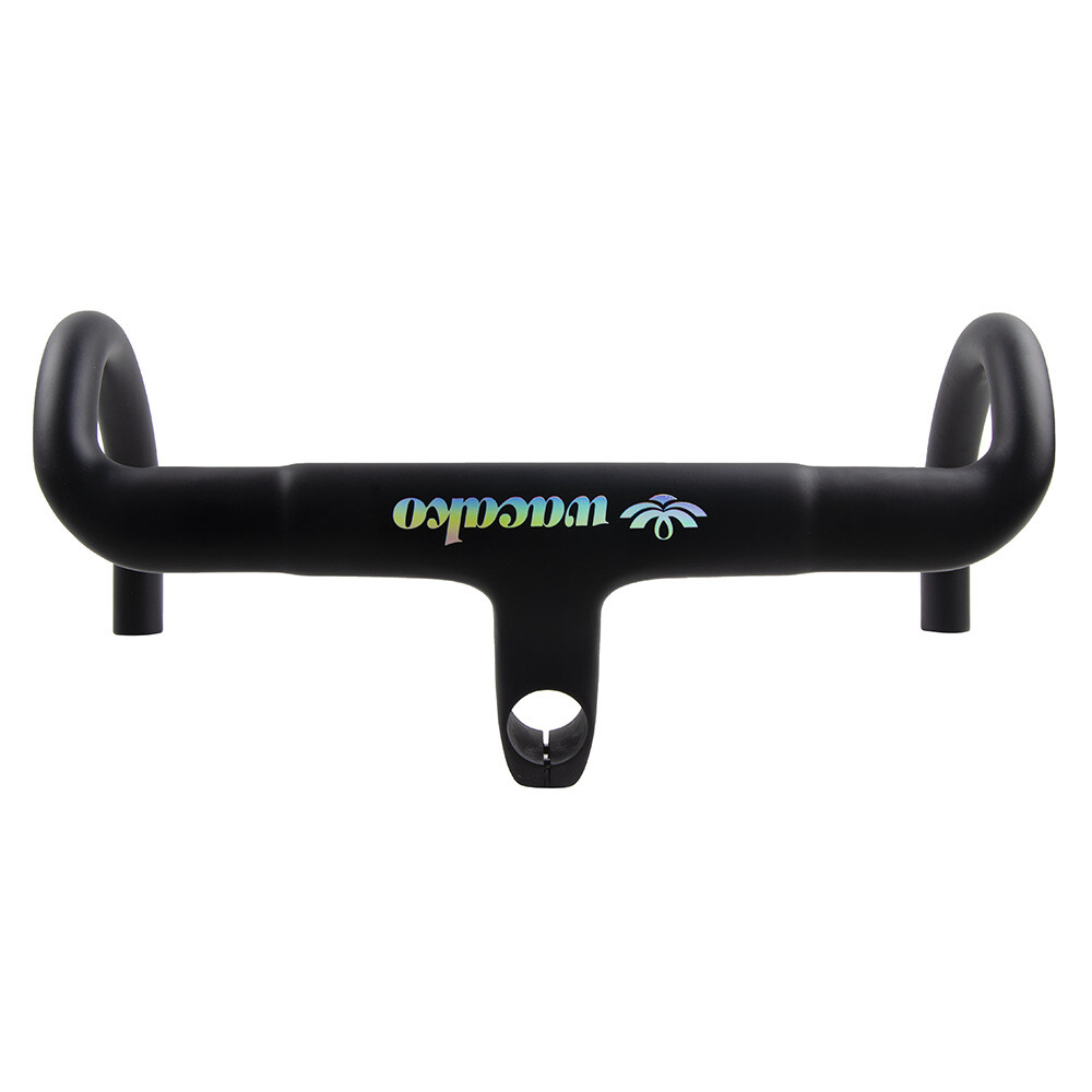 Carbon Fiber Road Bike Drop Bar Integrated Bar Stem Handlebars 28.6/31.8mm Matte