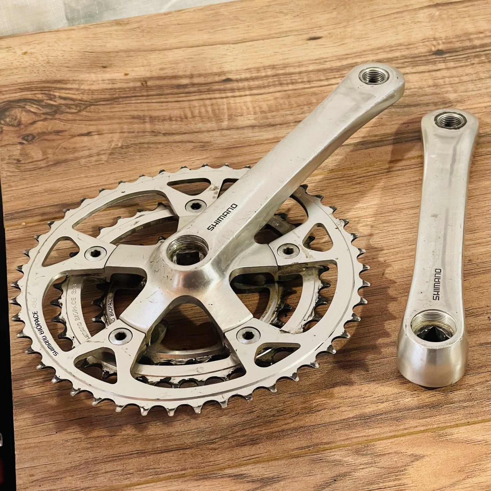 Shimano Deore XT FC-M730 175 Biopace Square Taper Crankset  26 / 36 / 46