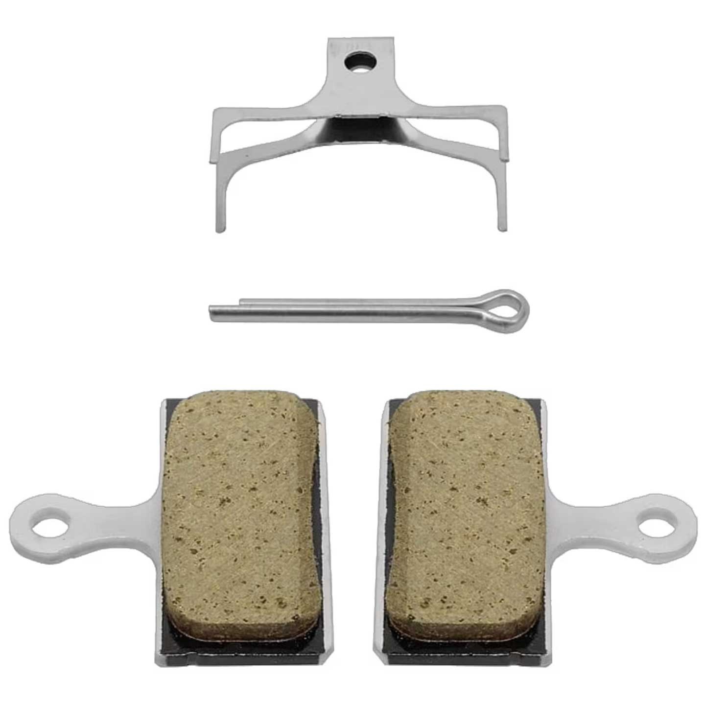 Shimano G04TI-MX Disc Brake Pads and Springs, Metal Pad, Titanium Back, One Pair