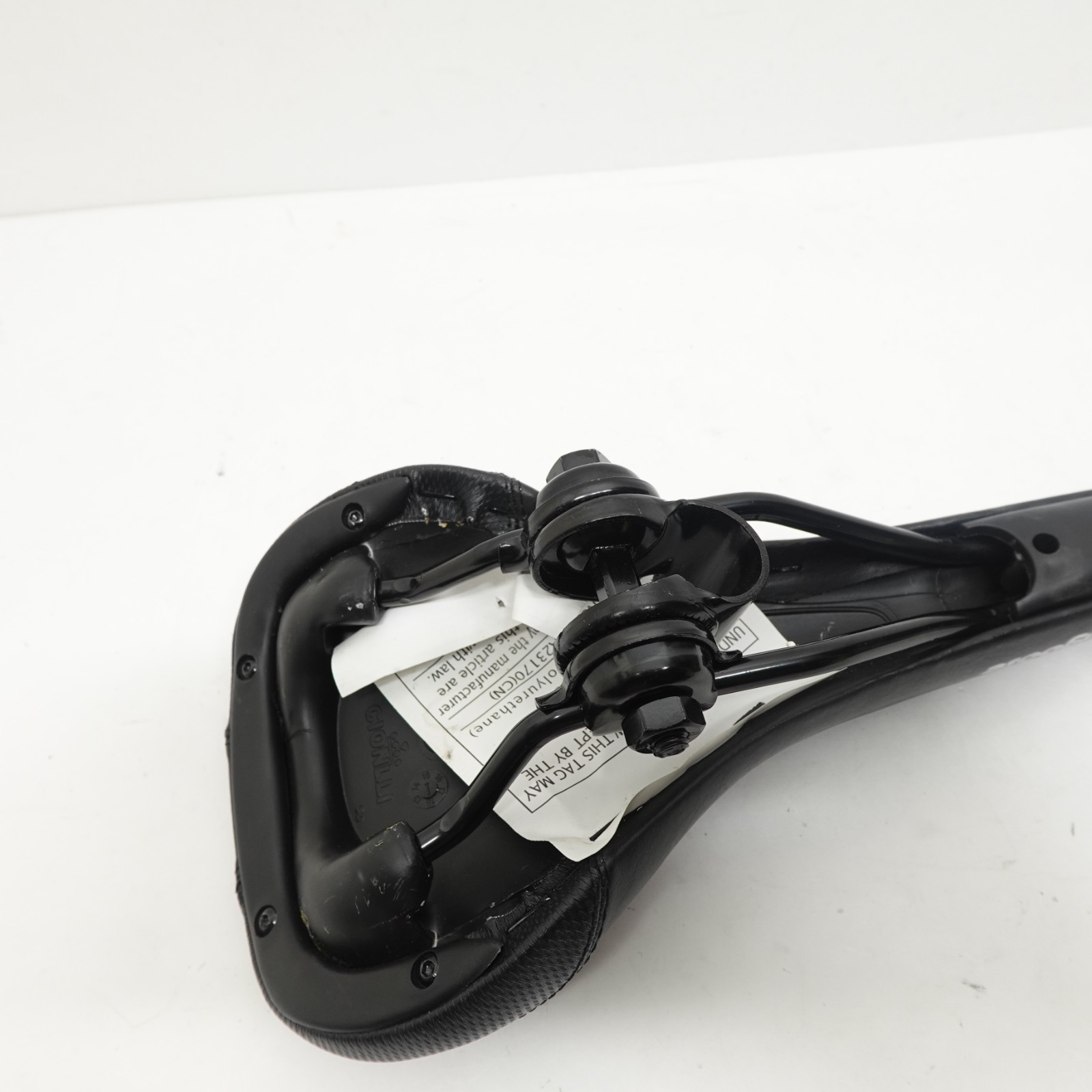 Mongoose Cionlli Black & Teal Logo Padded Youth BMX Mountain Bike Saddle Seat