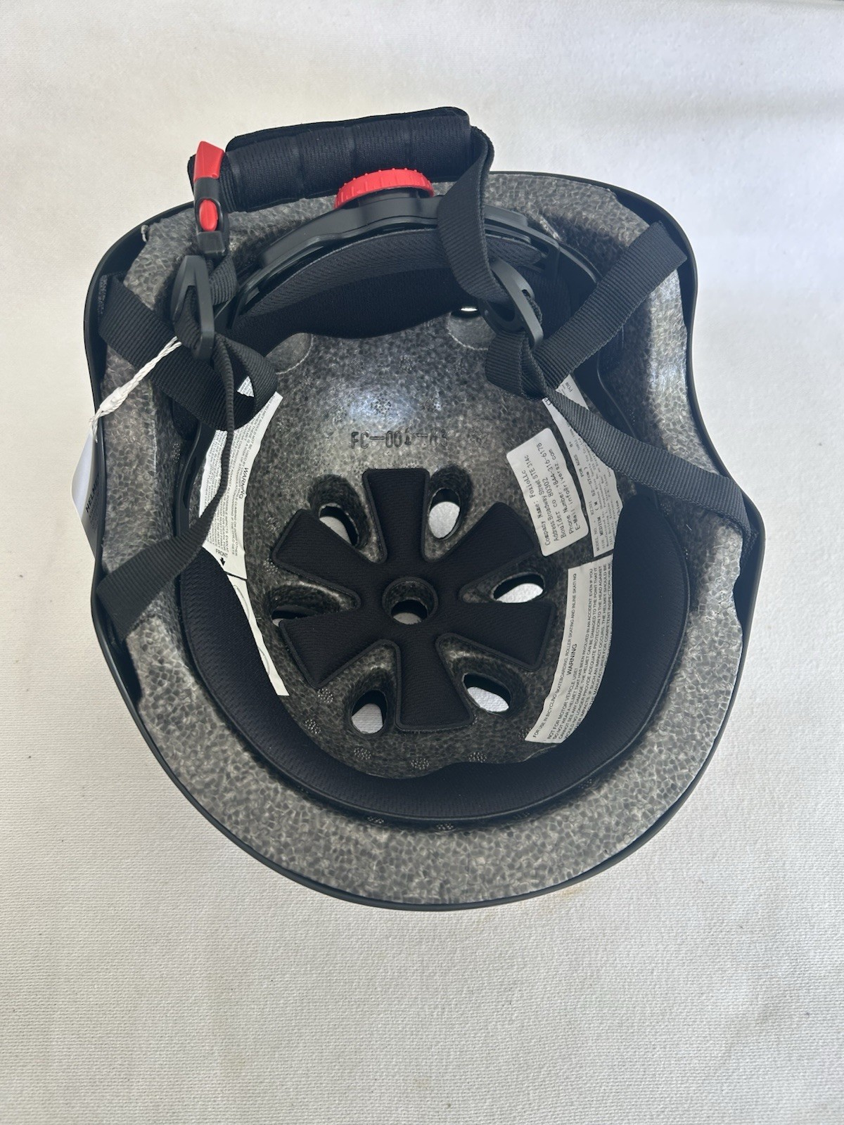 Protective Gear Head Protection Adjustable Black Adult Medium
