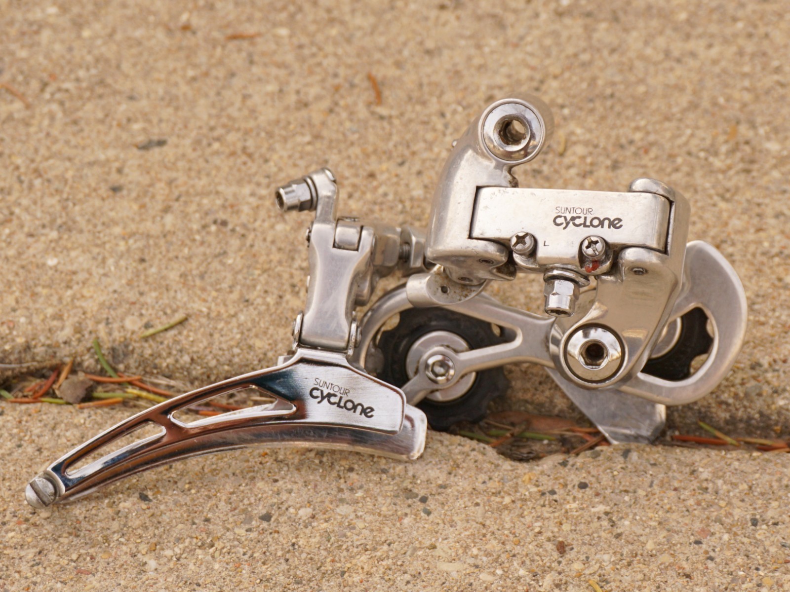 Suntour Cyclone Derailleur Set Front Rear 6 7 Speed Friction Vintage Bike Trek