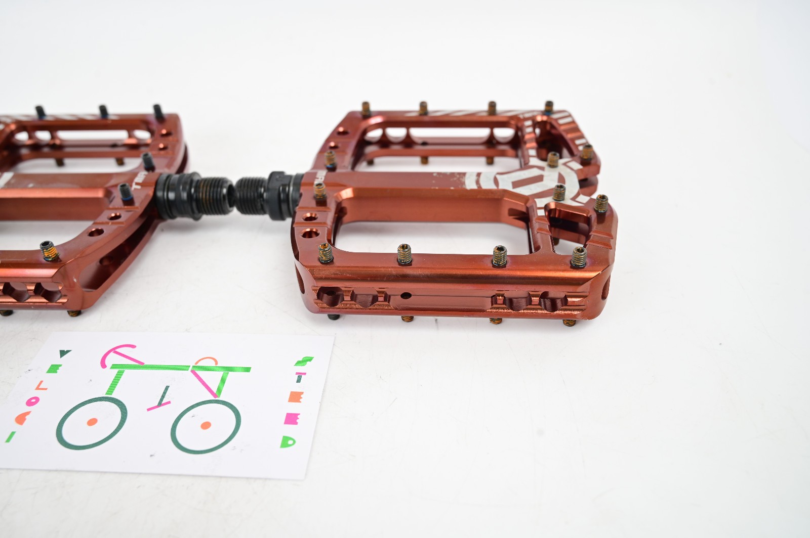 Deity TMAC Signature Tyler McCaul Flat Platform MTB Bike Pedals – Bronze