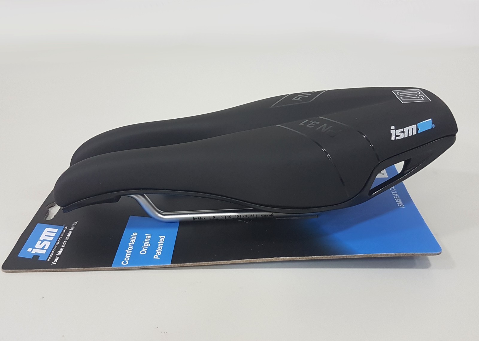 ISM PN 3.1 120x255mm Chromoly Rail 40-Series Foam Padding Bicycle Saddle (Black)