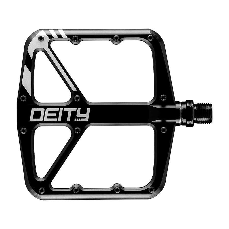 New Deity SuperVillain Platform Pedals Body: Aluminum Spindle: Cr-Mo 9/16» Blac