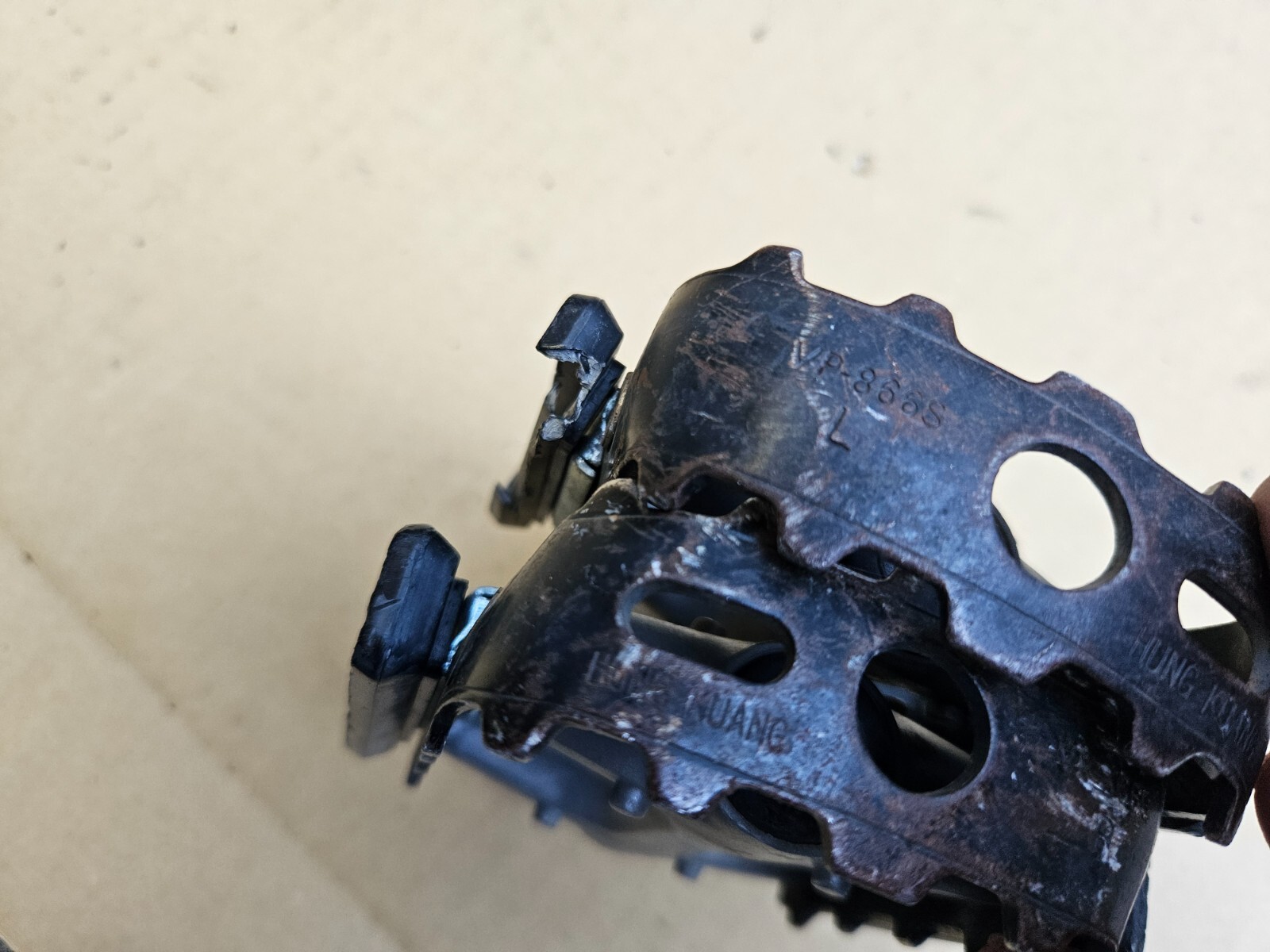 Vintage Hung Kuang VP-866S Mountain Bike Platform Pedals 9/16″ (Deore XT clone)