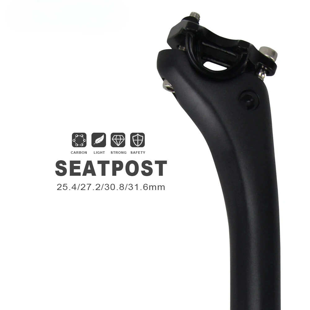 Carbon Offset 25mm Road MTB Bicycle Seatpost 25.4/27.2/30.8/31.6mm Seat Post