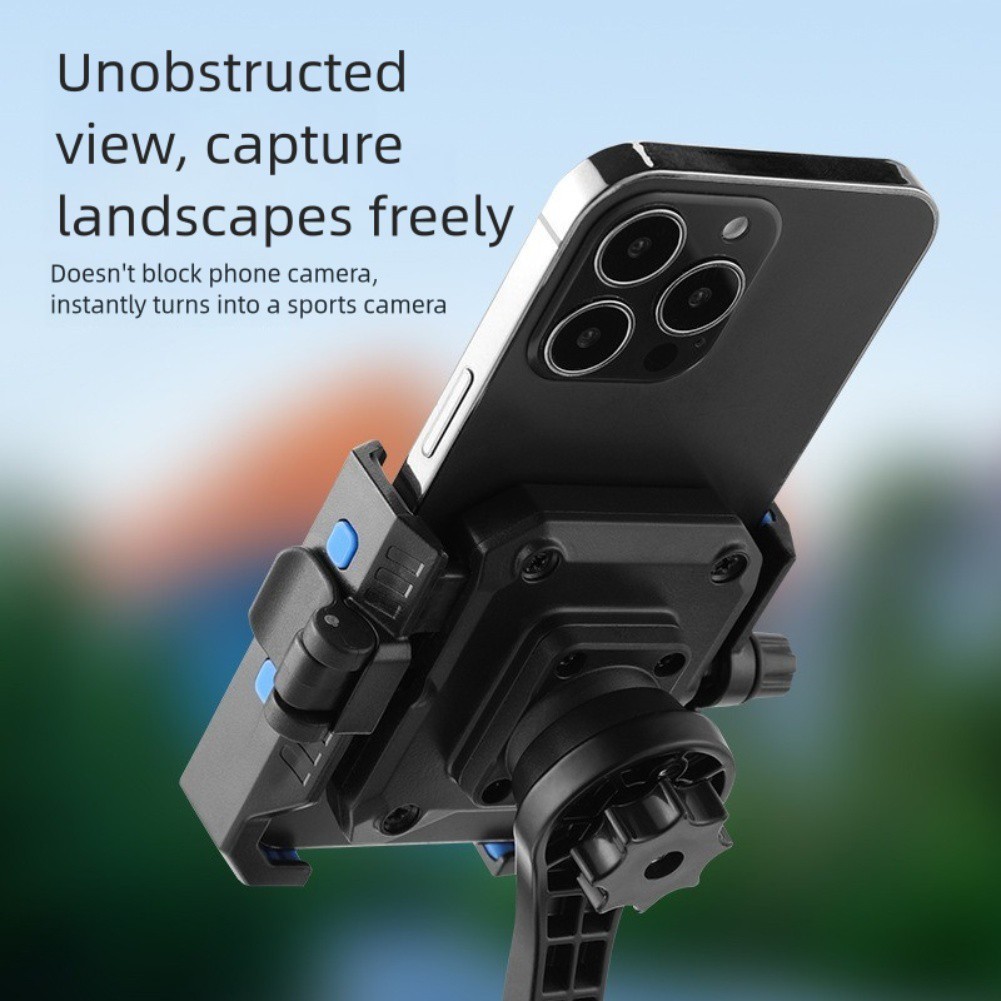 Silicone Phone Holder for Motorcycle Handlebar Mount Fits Most Phone Sizes