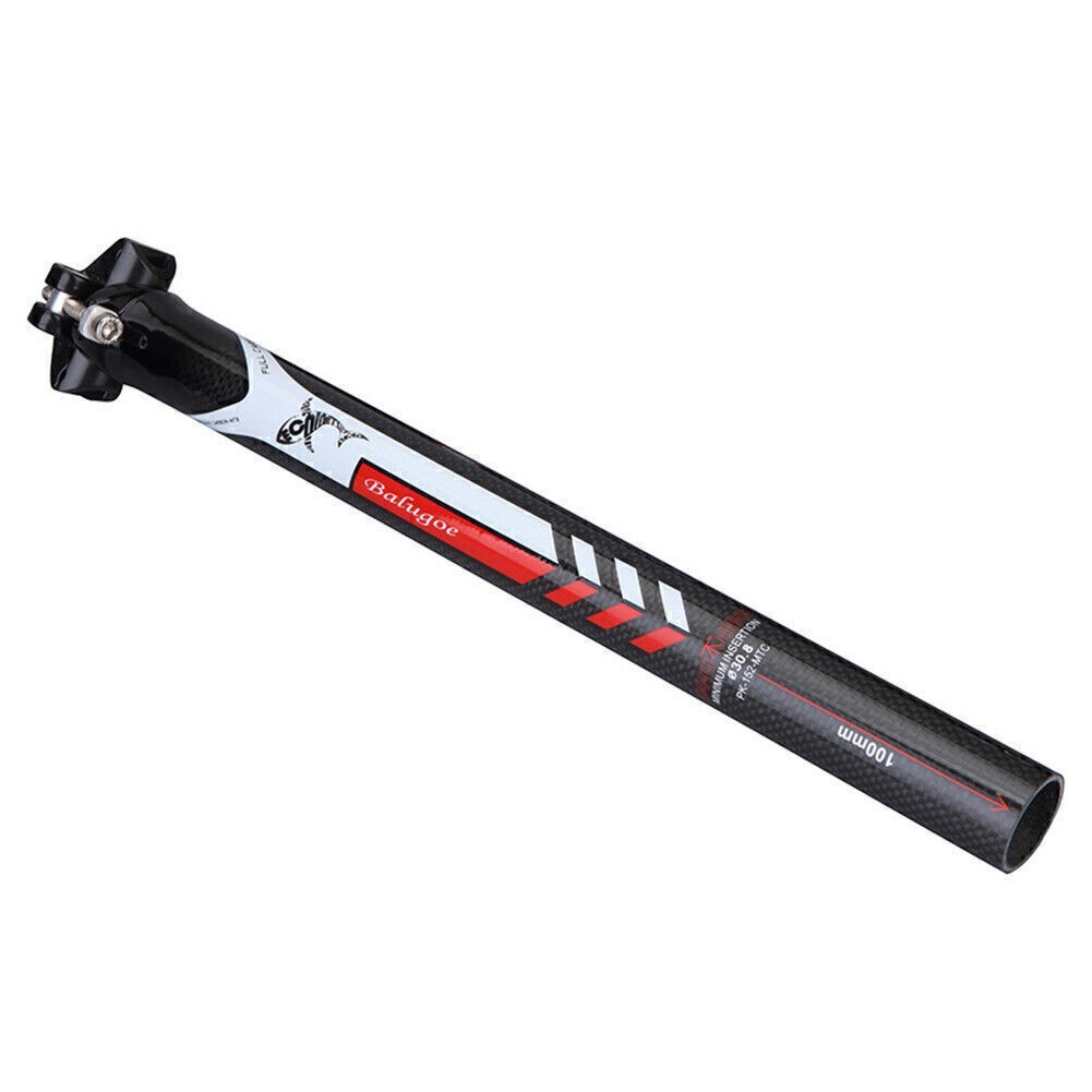EC90 3K Seatpost MTB / Road Bike Seat Saddle Post Glossy Full Carbon Fiber
