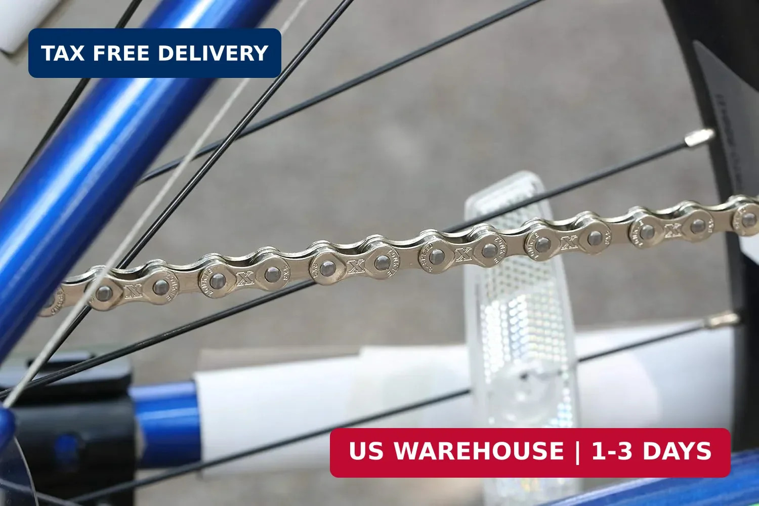 ZONKIE 6/7/8 Speed Bike Chain 1/2 x 3/32 Inch 116 Links
