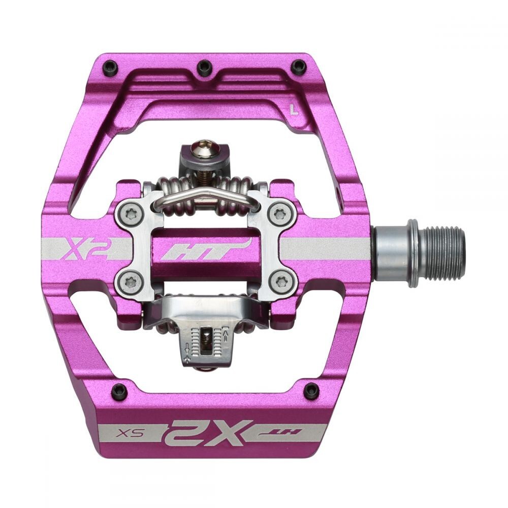 HT X2-SX Clip BMX Pedal red/blue/gold/black/orange/purple/oil slick