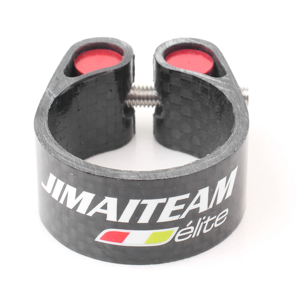 Ultralight Seat Post Clamp Fit 1.24″/1.21″ 1.07″ seat post 0.7oz Carbon Fiber