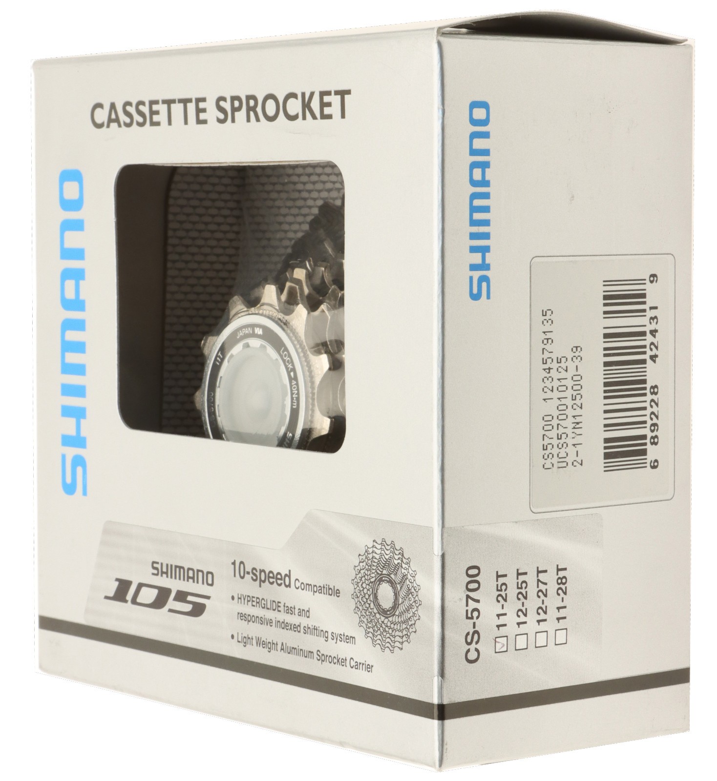 Shimano 105 CS-5700 Cassette 11-25T 10 Speed NOS New