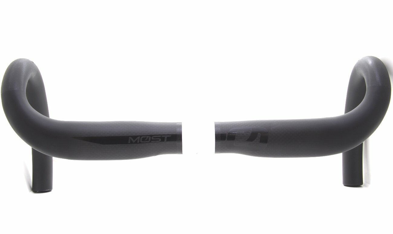 Pinarello MOST JAGUAR XC AERO ALU CARBON 3K Handlebar 42cm O-O fit di2 ,Black