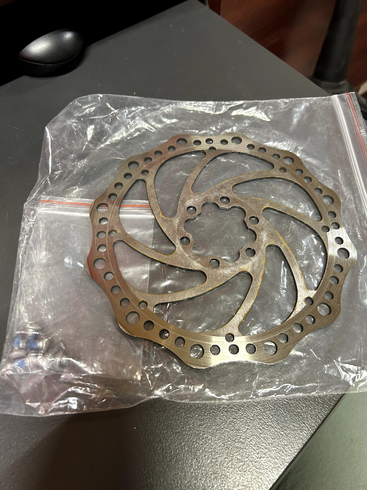 160MM ROTOR WITH 6 INCLUDED BOLTS