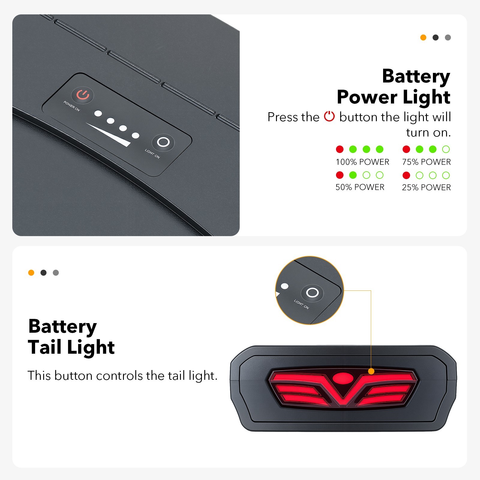 48 Volt Lithium Ion Battery 48V 13Ah Rear PEDEGO Electric Bike Battery Pgoebikes