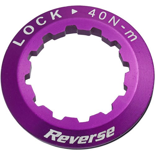 Purple CNC Machined Aluminum Reverse Cassette Lockring for /SRAM Freehubs