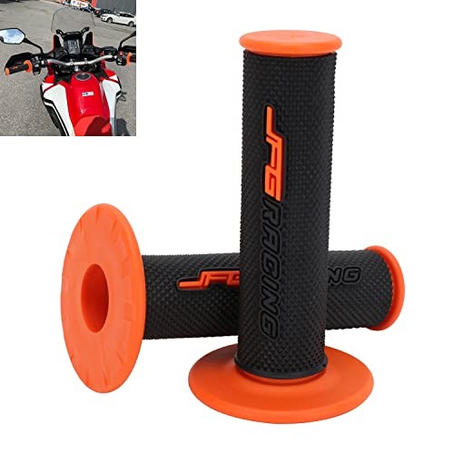 Dirt Bike Grips 7/8” Motorcycle Grips ATV Handlebar Grips Universal for orange