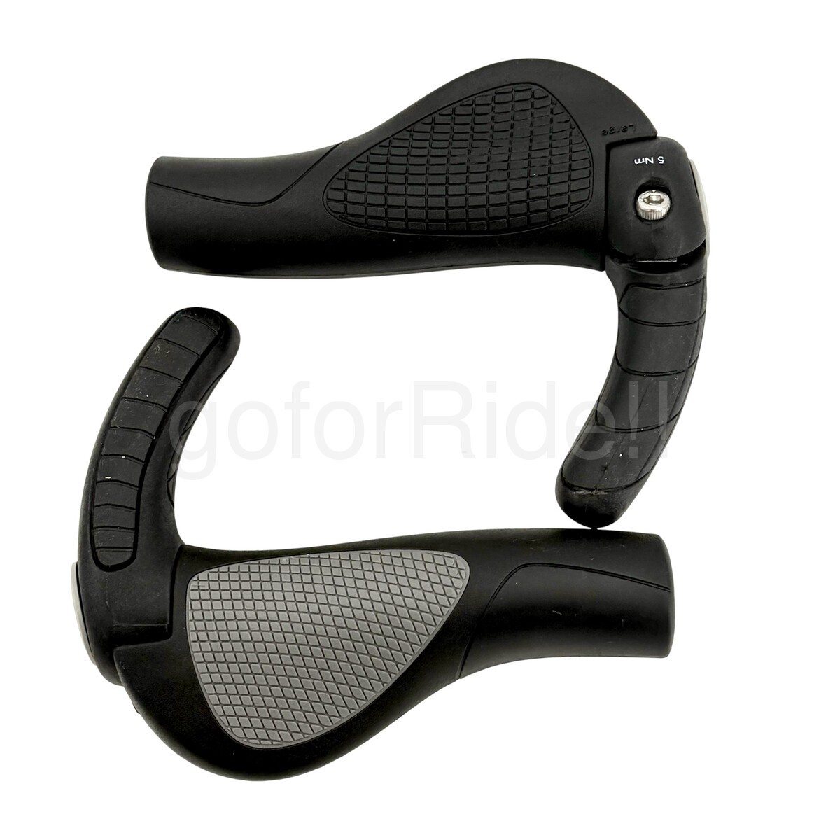 ERGON GP3-L Ergonomic Handlebar Grips Large Pair Hybrid 3-Finger Bar Ends,LockOn