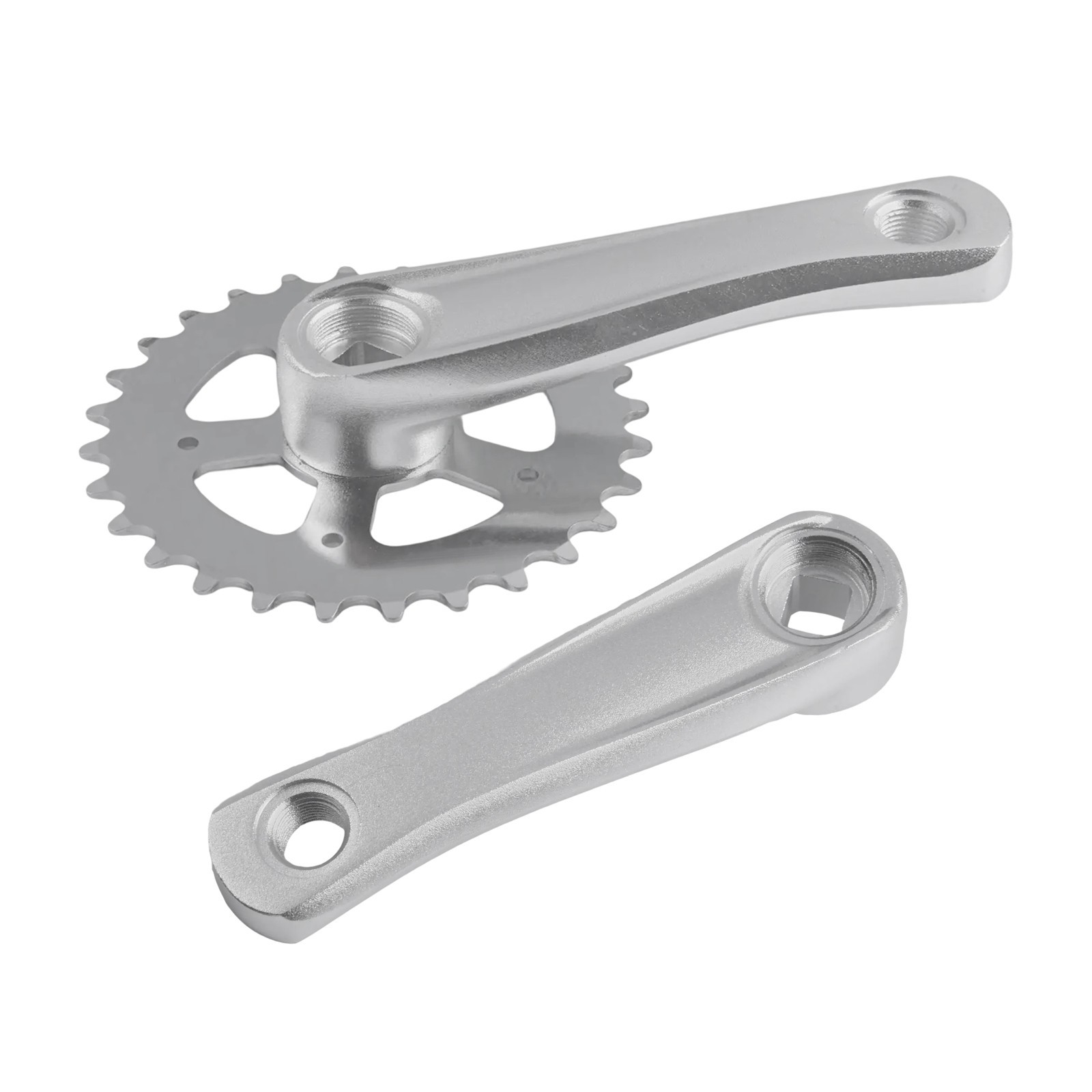 Lightweight Bike Crankset 28T 114mm Aluminum Alloy for Classic Bikes