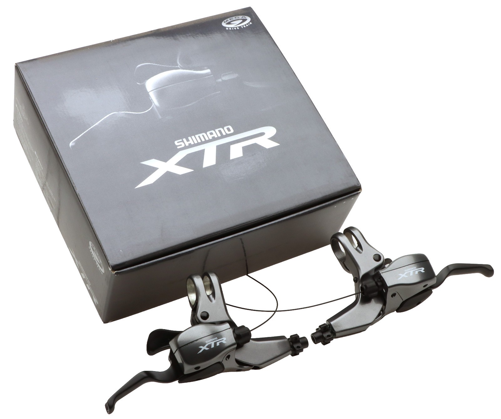 Shimano XTR ST-M960 Dual Control Levers w/ Cable Brake 3x9s Gray NOS
