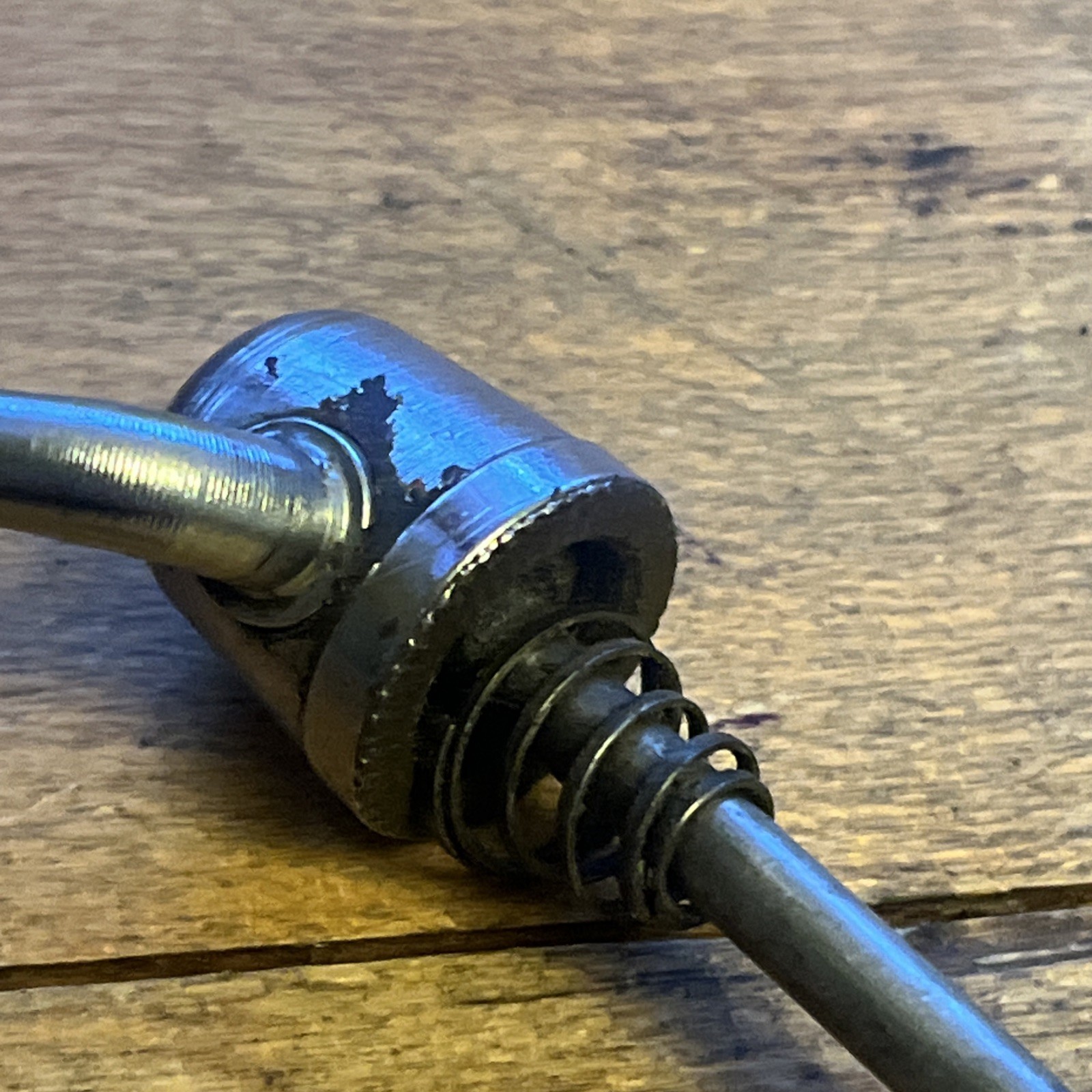 Vintage Nashbar Rear Quick Release Skewer ~bent~ Made In Italy 158 mm