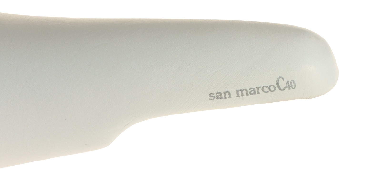 Selle San Marco Bontrager Saddle C40 Steel White Smooth Leather 90s NOS NEW