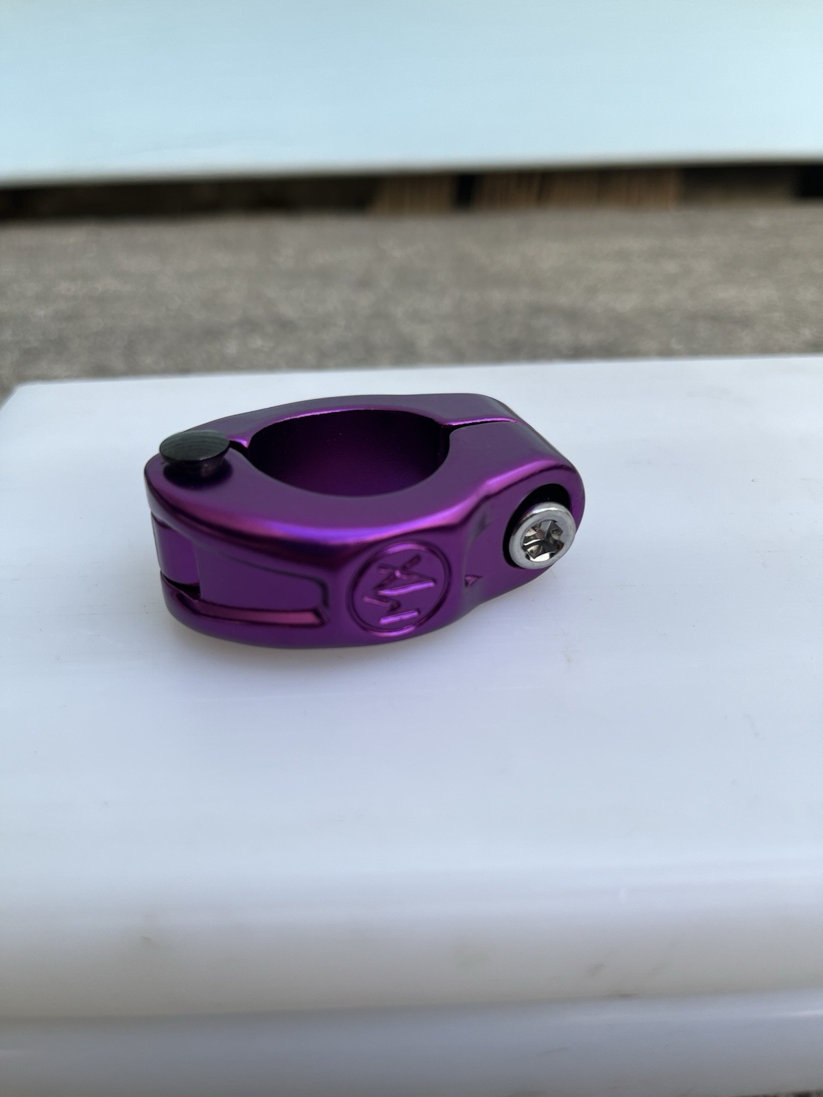 DIA-COMPE MX 1500 HINGED SEAT POST CLAMP 25.4mm 1″ New Bmx Purple Bike