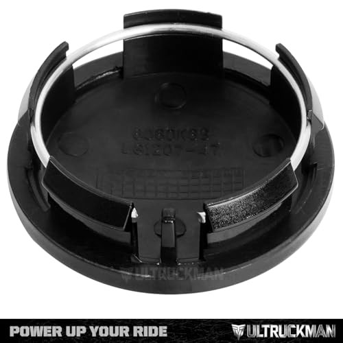 2.5Inch 63MM Wheel Center Caps for Dodge Outer 63MM , Inner 56MM Gloss Black