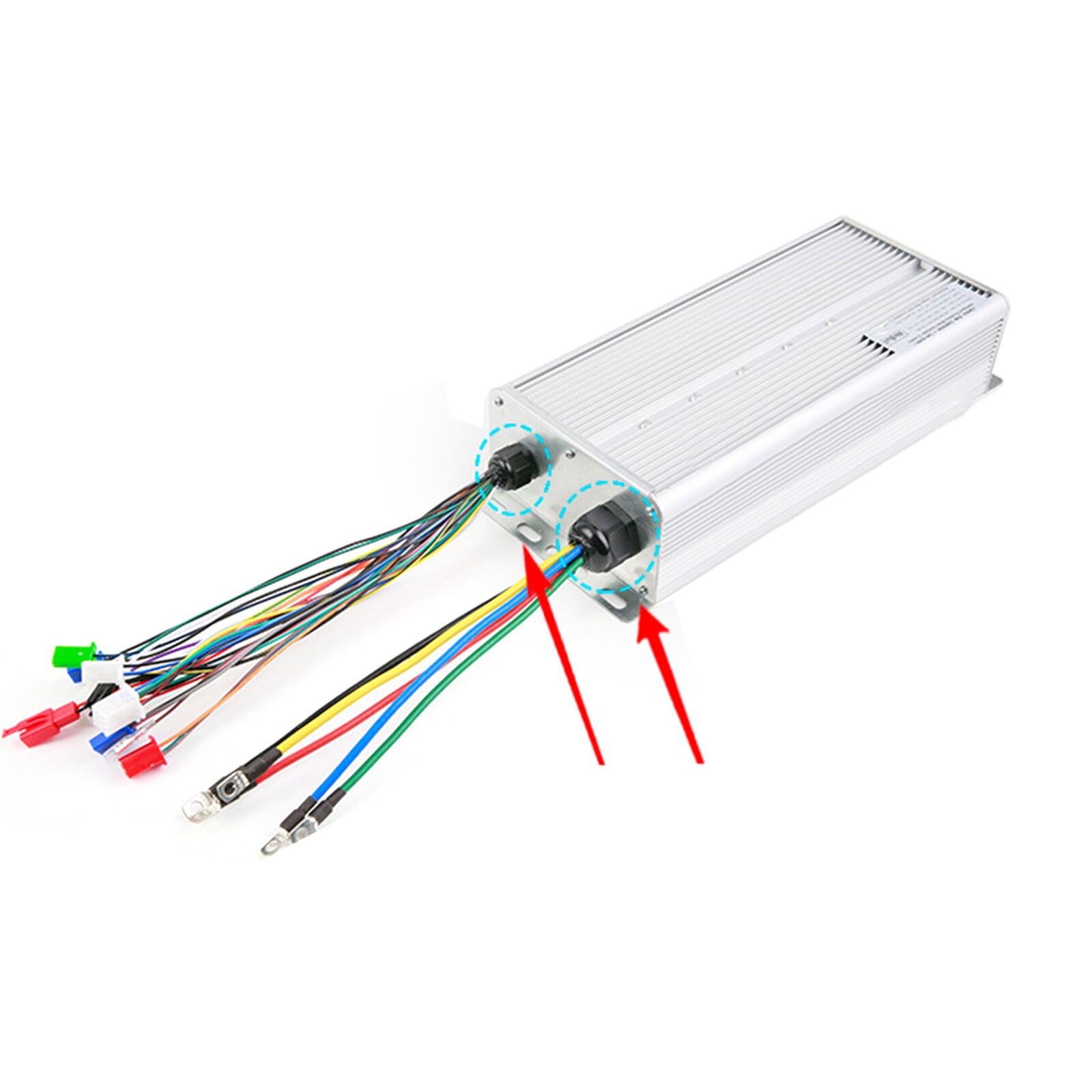 Brushless EV Speed Controller 5000W 48V-72V 100A 30 MOSFET For E-Bike E-Scooter