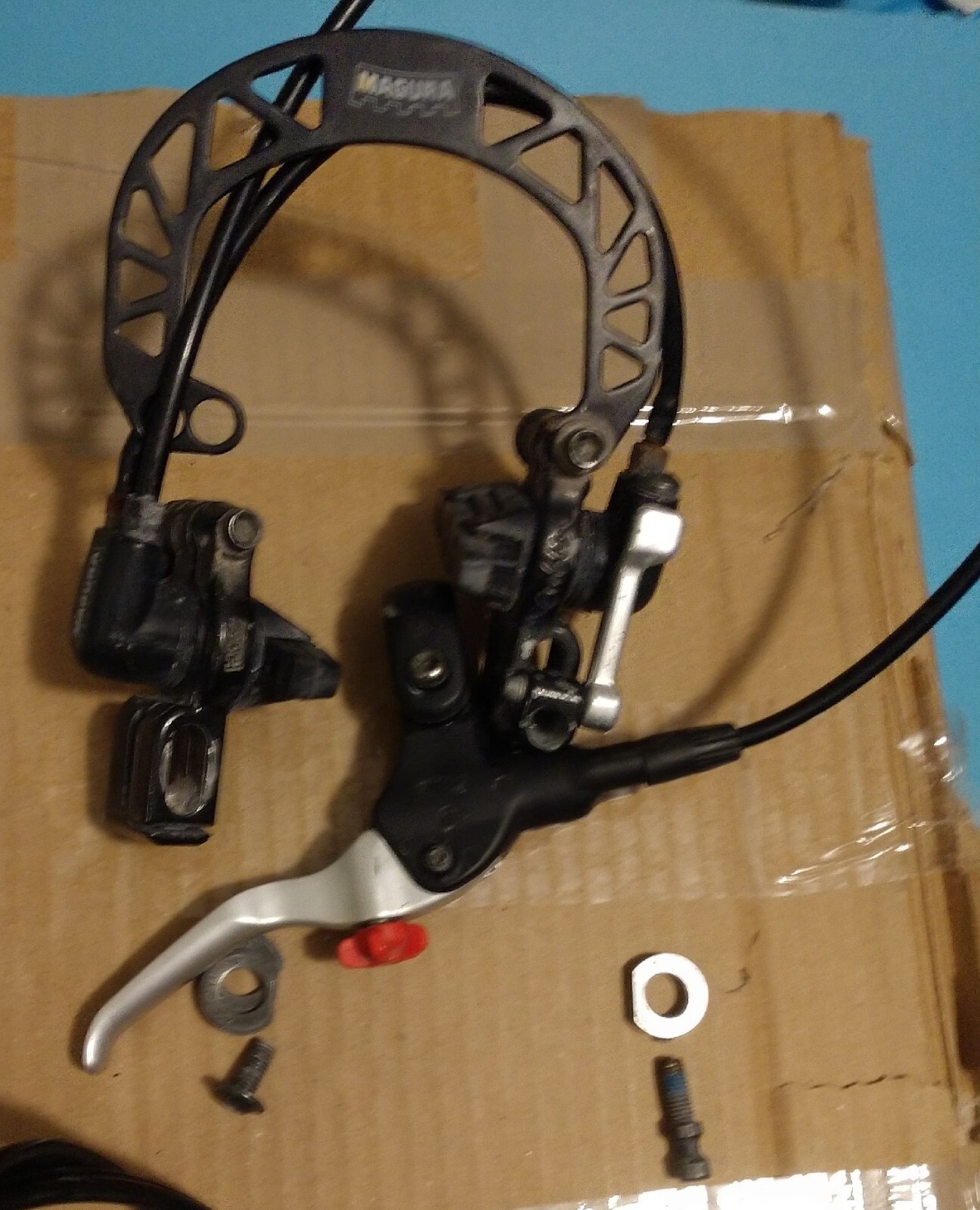 Magura HS33 Silver Black Set Hydraulic Rim Brake Complete Set Brakes