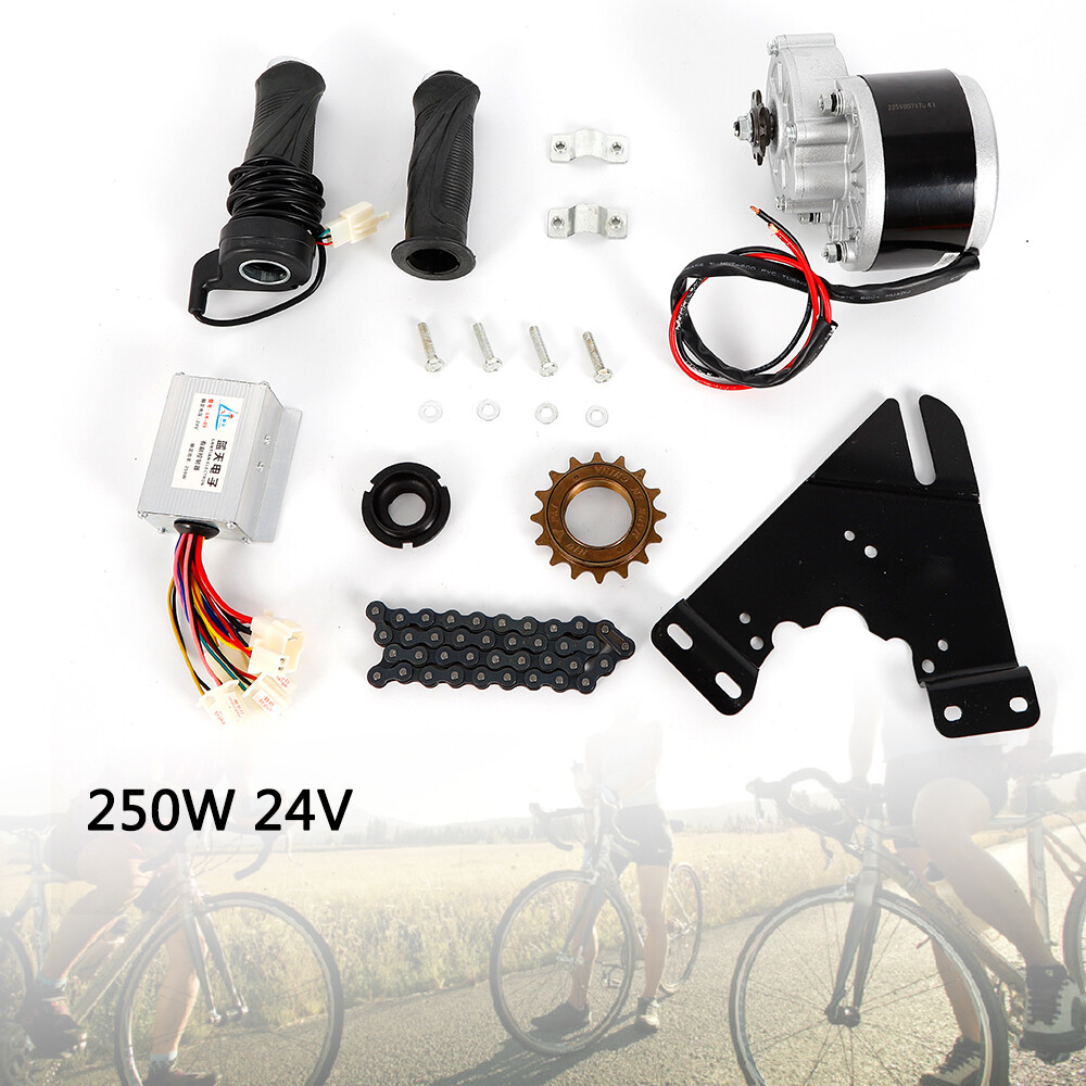 24V Electric Bike Conversion Kit Motor Controller for 26″ 28″ EBike Bicycle 250W