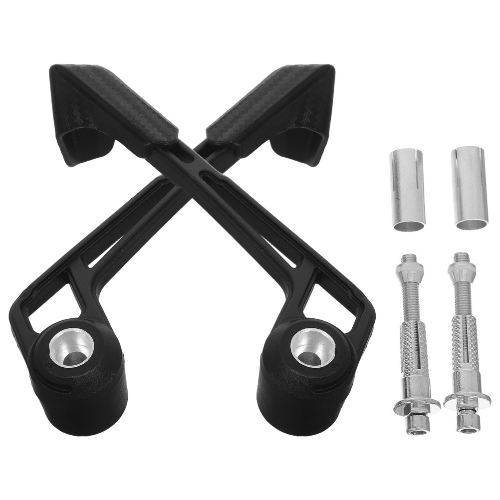 1 Set Motorcycle Hand Guards Durable Plastic Metal Brake Clutch Lever Protector